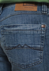 Mustang Washington Męskie Spodnie Jeansowe Denim Blue 1012441 5000 313